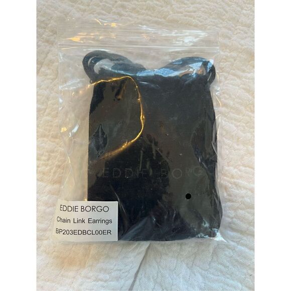 Eddie Borgo Supra Link Earrings 12k Gold -New - Picture 7 of 7